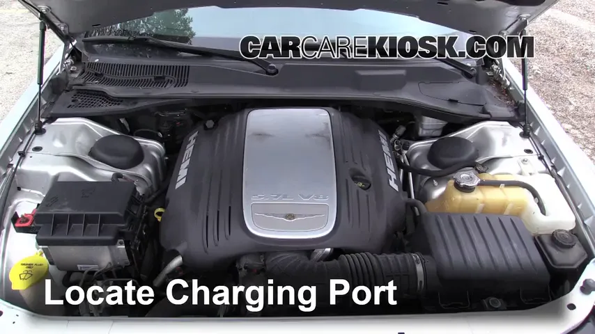 2005 Chrysler 300 C 5.7L V8 Air Conditioner Recharge Freon